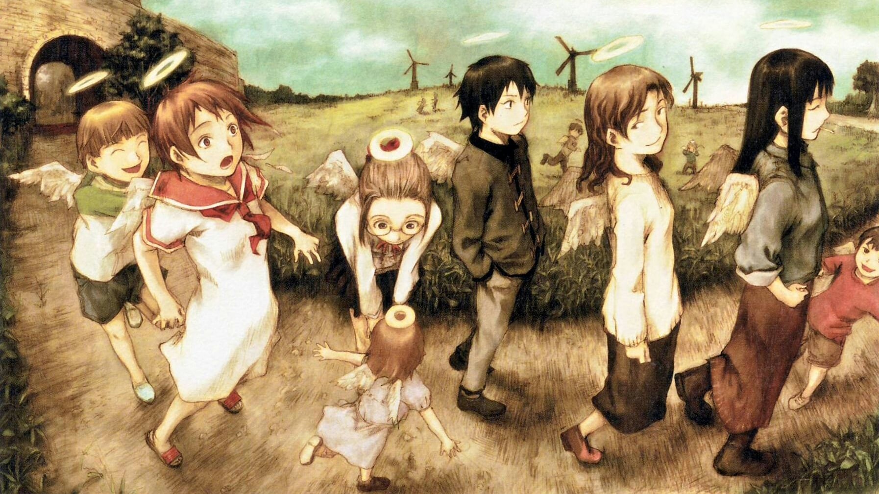 อนิเมะน่าดู Haibane Renmei พาตัวละครผ่านการเปลี่ยนแปลง