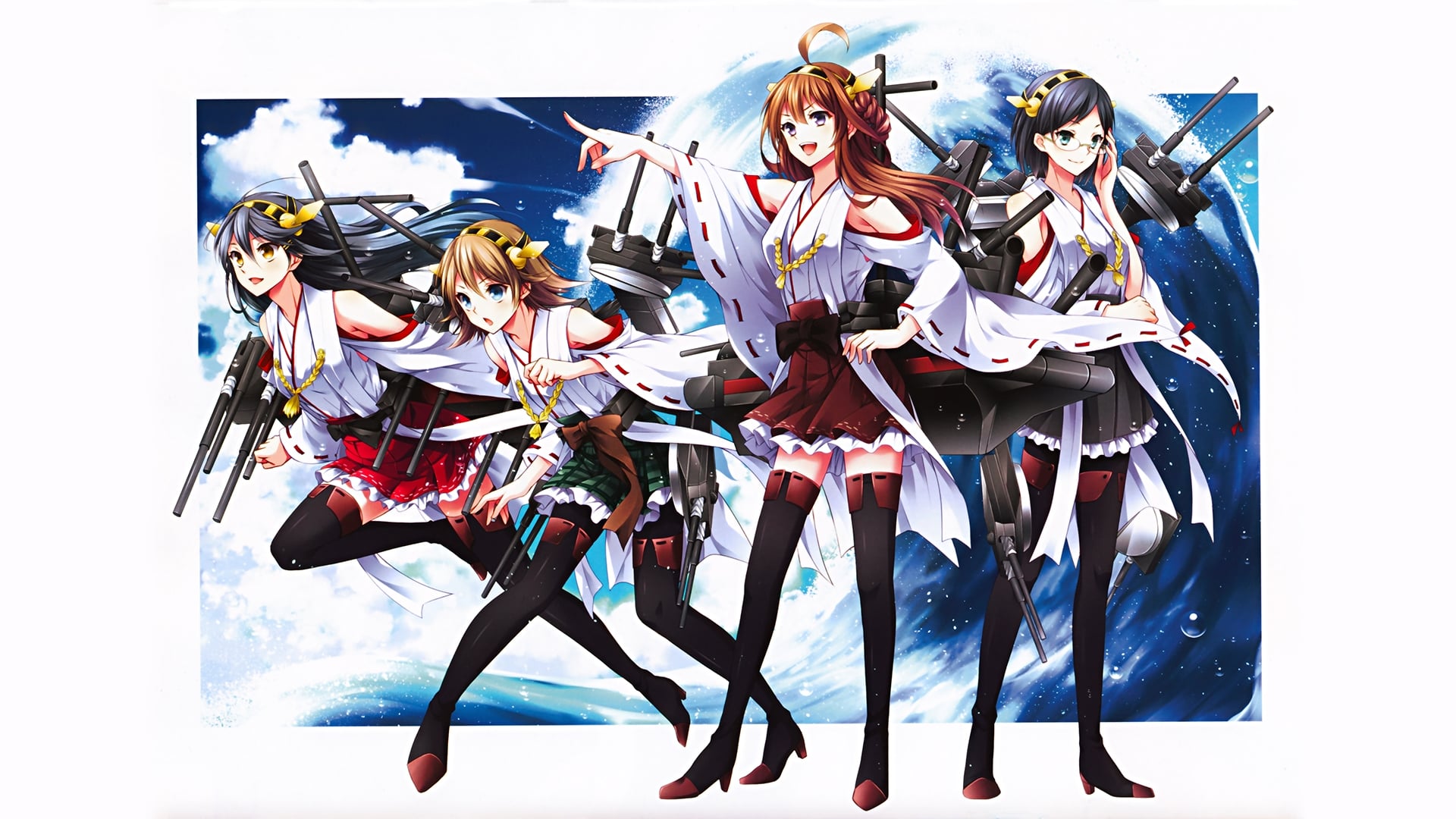 Anime Deep Dive Kantai Collection KanColle ฉากที่สวยงาม